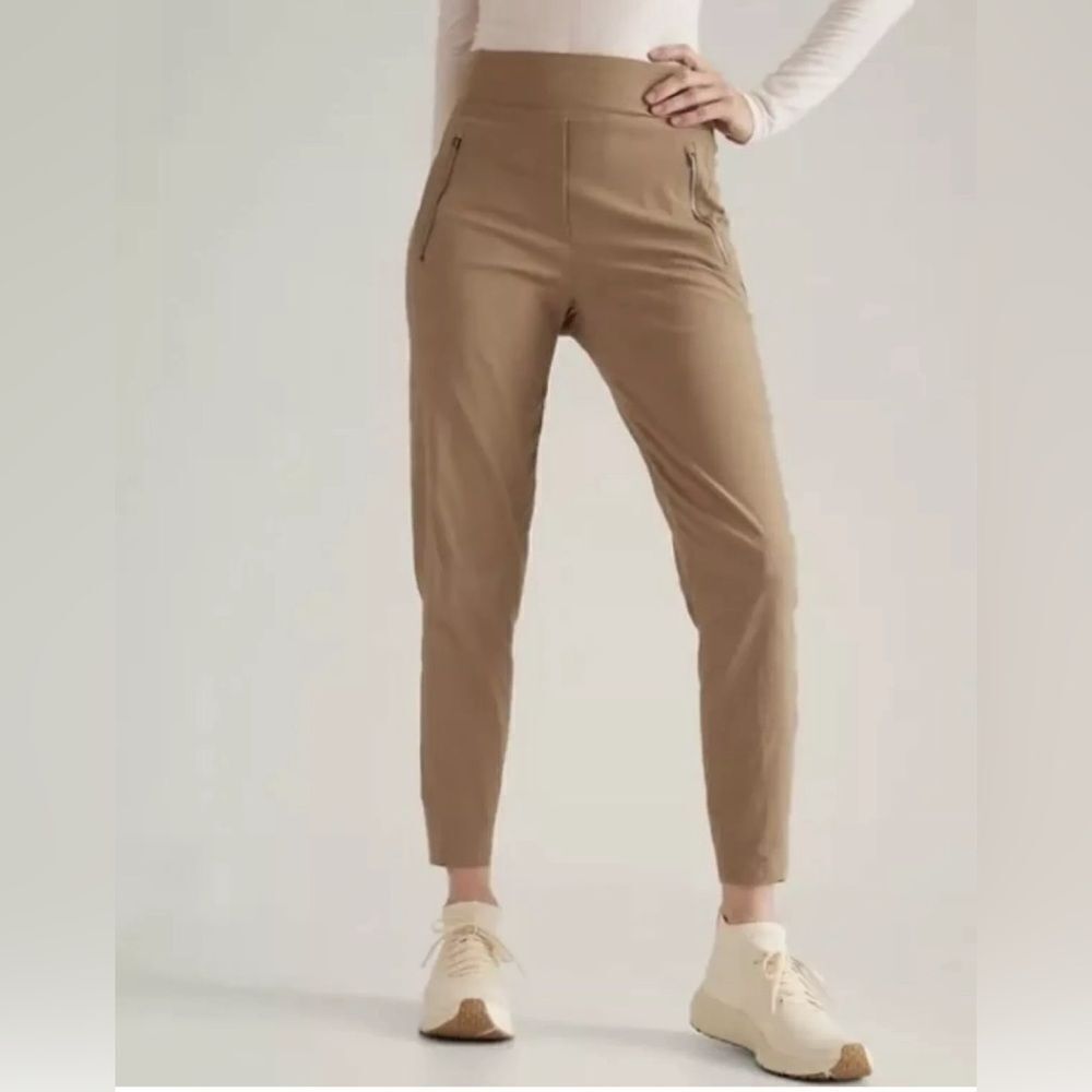 Nwot Athleta Trekkie North Jogger. Big Sur Brown. Size 4 New Style. Without Ties